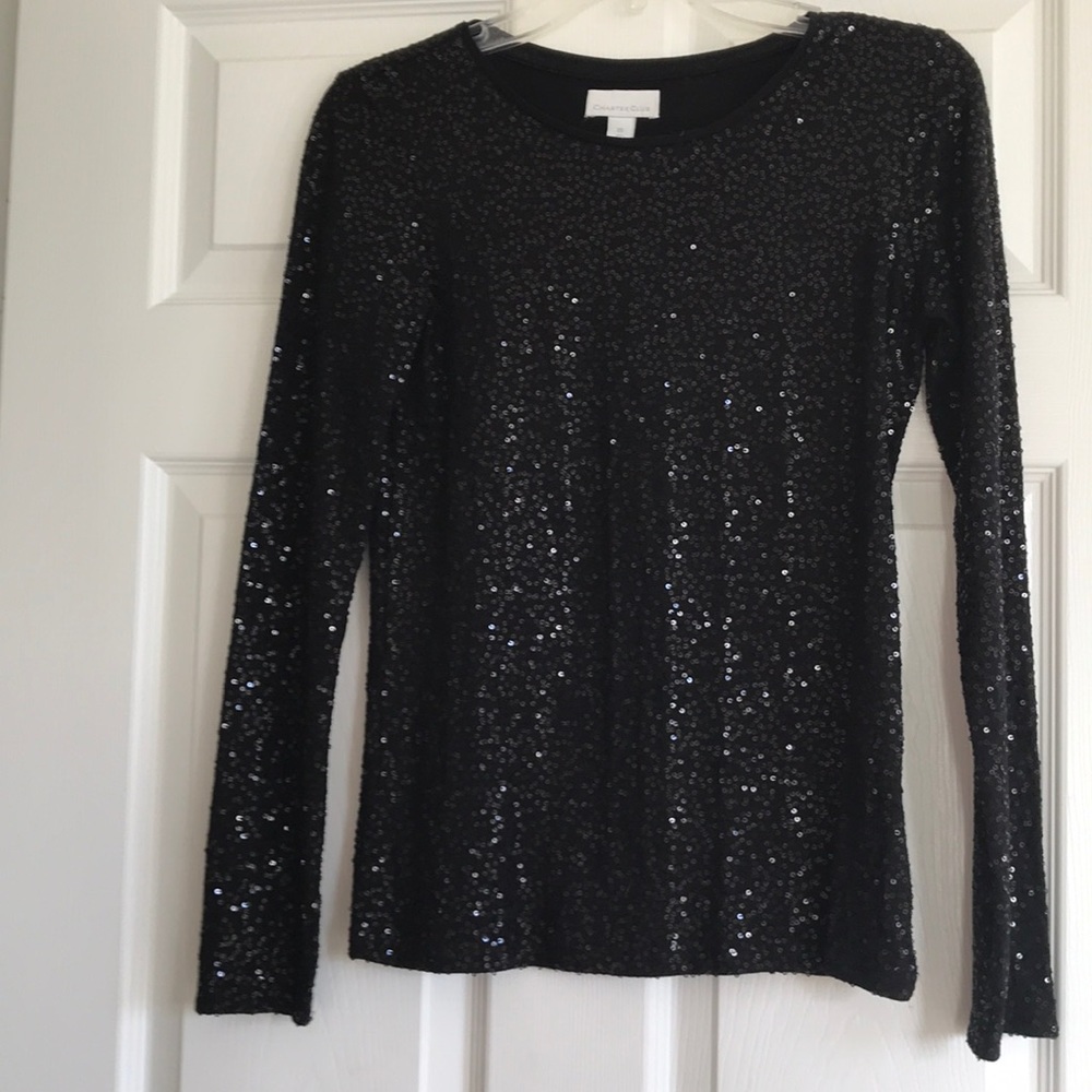 New top, sequin, size XS